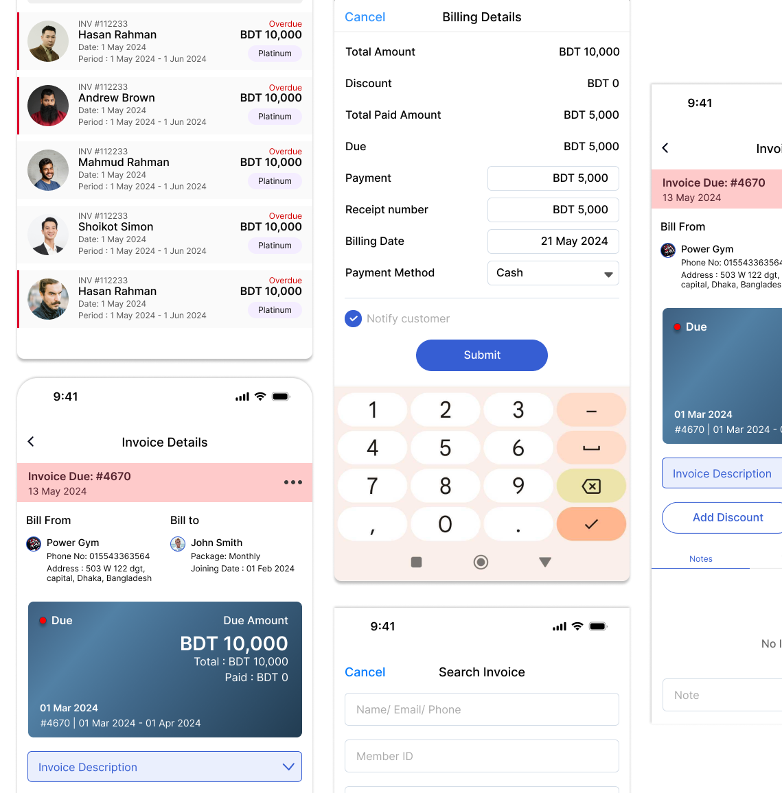 Billing & Invoicing