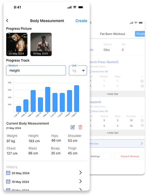 Track progress, set goals, and boost client retention with insights